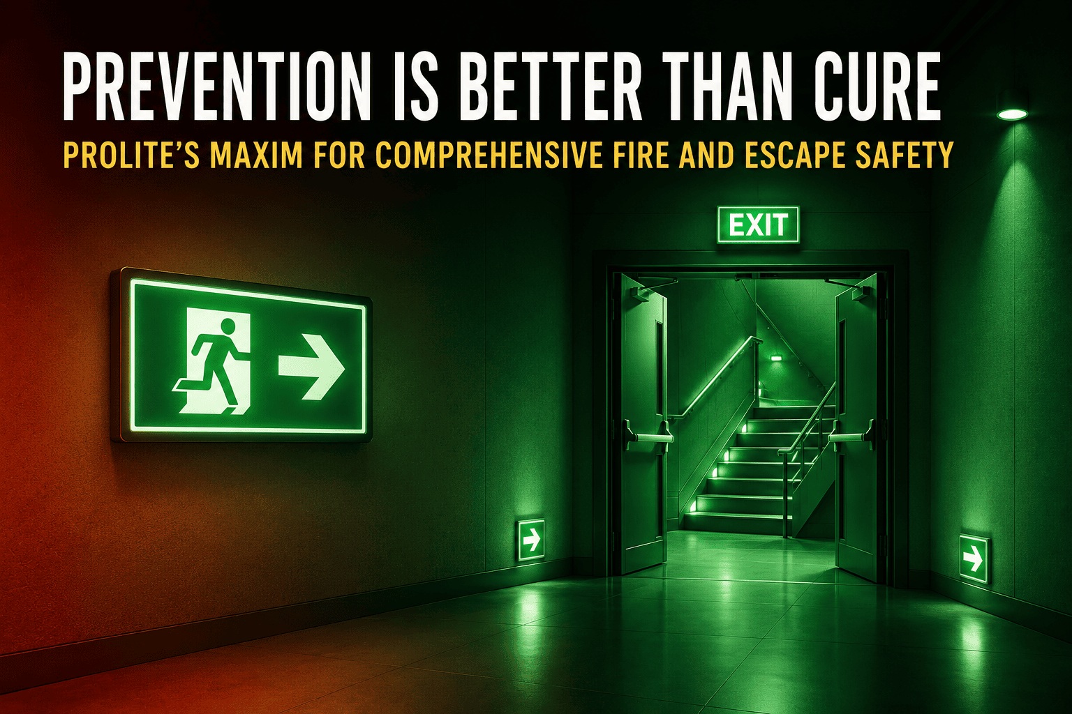 PREVENTION IS BETTER THAN CURE -PROLITE’S MAXIM FOR COMPREHENSIVE FIRE AND ESCAPE SAFETY